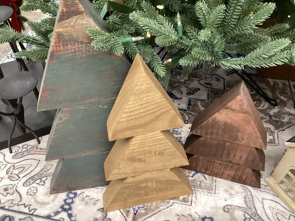 Heavy Wood Crafted Tree: Small