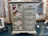 Shabby glam Vintage Wallpaper jewelry box
