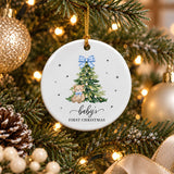 Baby's First Christmas Ornament - Blue