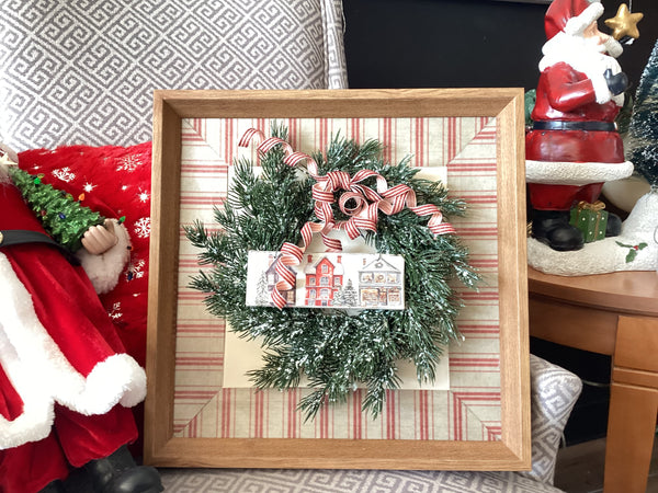 Christmas Wreath with Houses