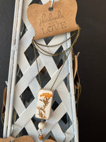 Custom made Vintage Garden necklaces
