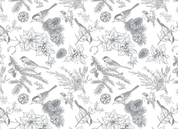 Roycycled Decoupage Paper Paintable Christmas