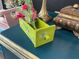 Green Embellished Drawer