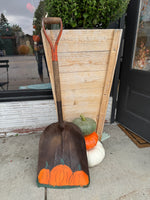 Painted pumpkin shovel