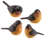 Small Resin Robin, 4 Assorted
