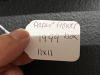 Paper flower shadow box frames
