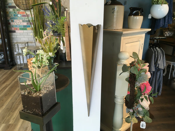 Gold Metal Vase