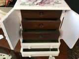 XL Jewelry Box Pink with Flower