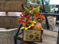 Sunflower Crate