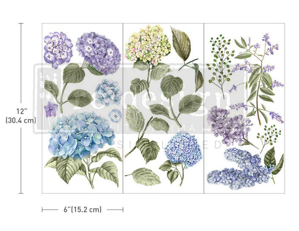 ReDesign Prima Mystic Hydrangea Mini Decor Transfer