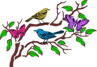 Flutter & Feather | JRV Stencil Designed by Debi's Design Diary
