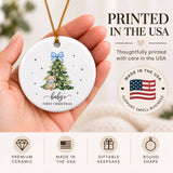 Baby's First Christmas Ornament - Blue