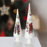 Cardinal Print Cone Tree - Small or Large