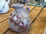 Terracotta stone bud vase pitcher