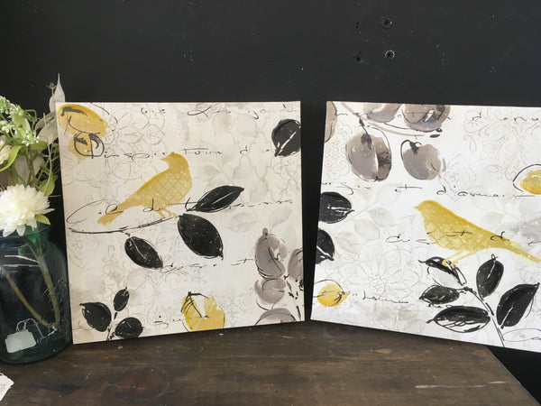 Yellow Bird canvas