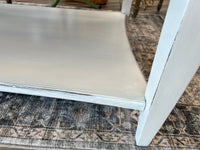 Cherry picked  half moon sofa foyer table