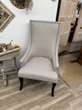 Gorgeous grey white chair