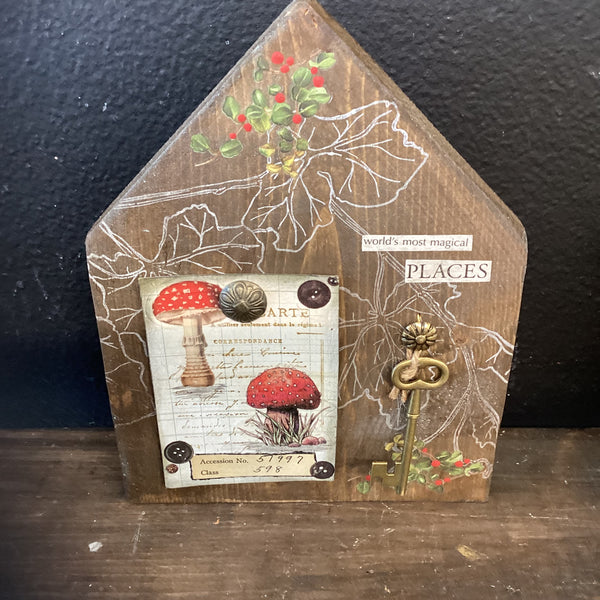 Magical Places mixed media house