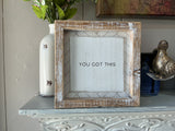 2 Sided Saying Plaque