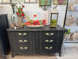 The Silvie Collection French Provincial low long dresser