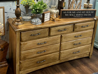 Dex the Mexican pine ultra rustic dresser!!