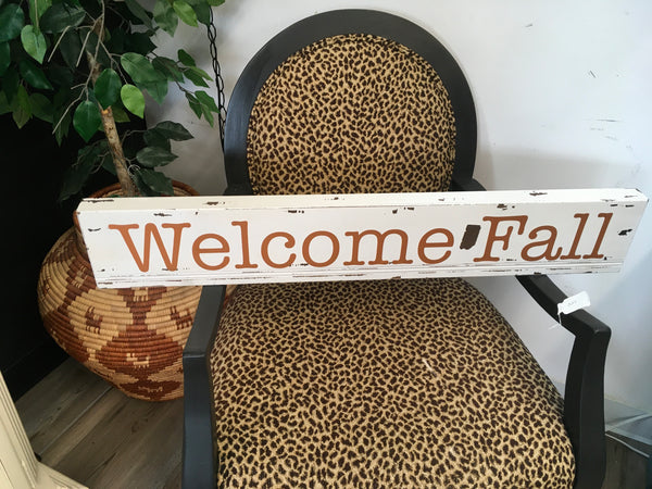 Rustic Welcome sign