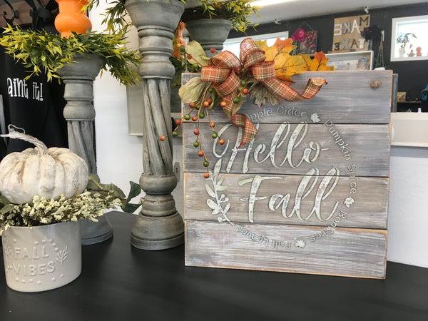 Hello Fall Hanger