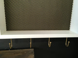 Jewelry Cubby with Gold hooks