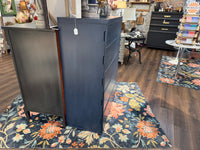 Peter the Blue Anvil Tall Chest Dresser