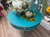 Andie the Azure drum table