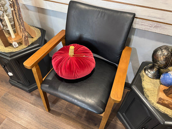 Jackson the Wood and  vinyl occasional chair