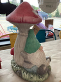 Large Gnome w/Mushroom