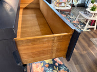 Peter the Blue Anvil Tall Chest Dresser