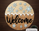 Round door hanger sign kits