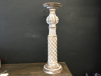 Woven Look Candle Stick holder