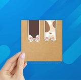2-Pack Brown Spotted Dogs Magnetic Bookmark (Packaged)