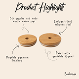 Bamboo Mason Jar Lids | Summer Bestseller