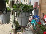 Unique Wire Hanging Flower Holder