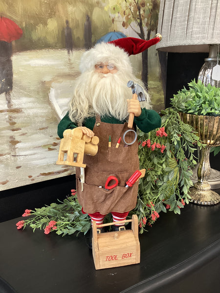 Santa with Toolbox