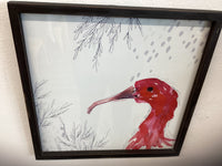 Flamingo Framed Print (with glass)