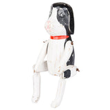 SITTING WOODEN DOG