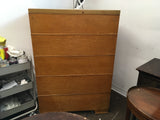 Peter the Blue Anvil Tall Chest Dresser