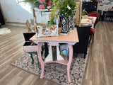 Mabel the Corabelle pink  springy cottage table