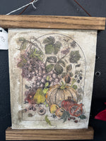 Paintable Fall Scroll decor picture