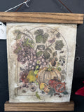 Paintable Fall Scroll decor picture