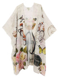 Vintage Bicycle & Bird Kimono