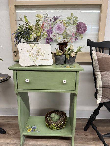 Bernice the Milk Paint Green Table