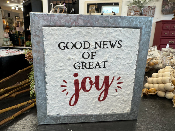 Good news of great joy