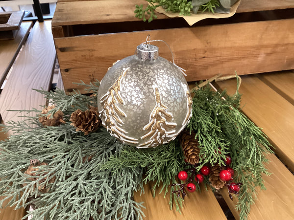 Frosted Pine Ornament