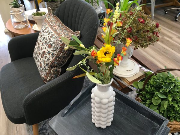 White Bubble Vase
